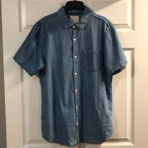 COTTON ON Denim Long Sleeve Button up
